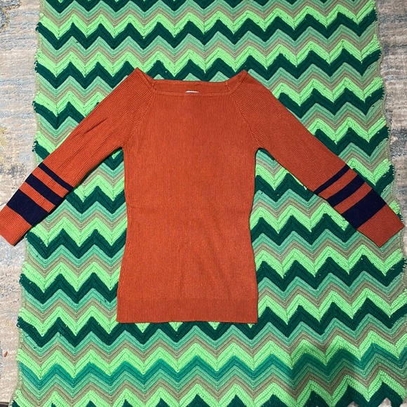 Pixley Sweaters - Pixley orange top size Small